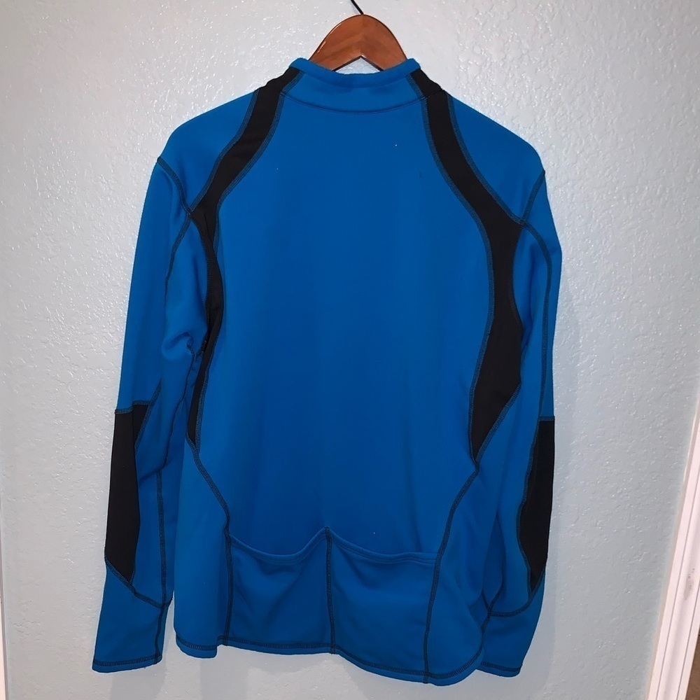 Pearl Izumi Men’s Blue Reversible Zip Front Athletic Biking Cycling Sweater XL - Picture 5 of 5